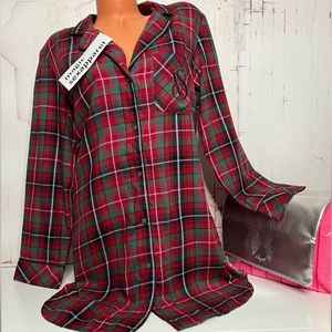 VS XS QUEEN PAJAMAS TOP SCOOP NECK RUFFLES SUPER SOFT SLEEP